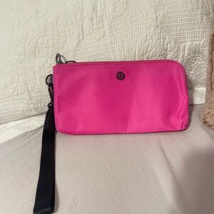 lululemon athletica Pink Wristlet Bag